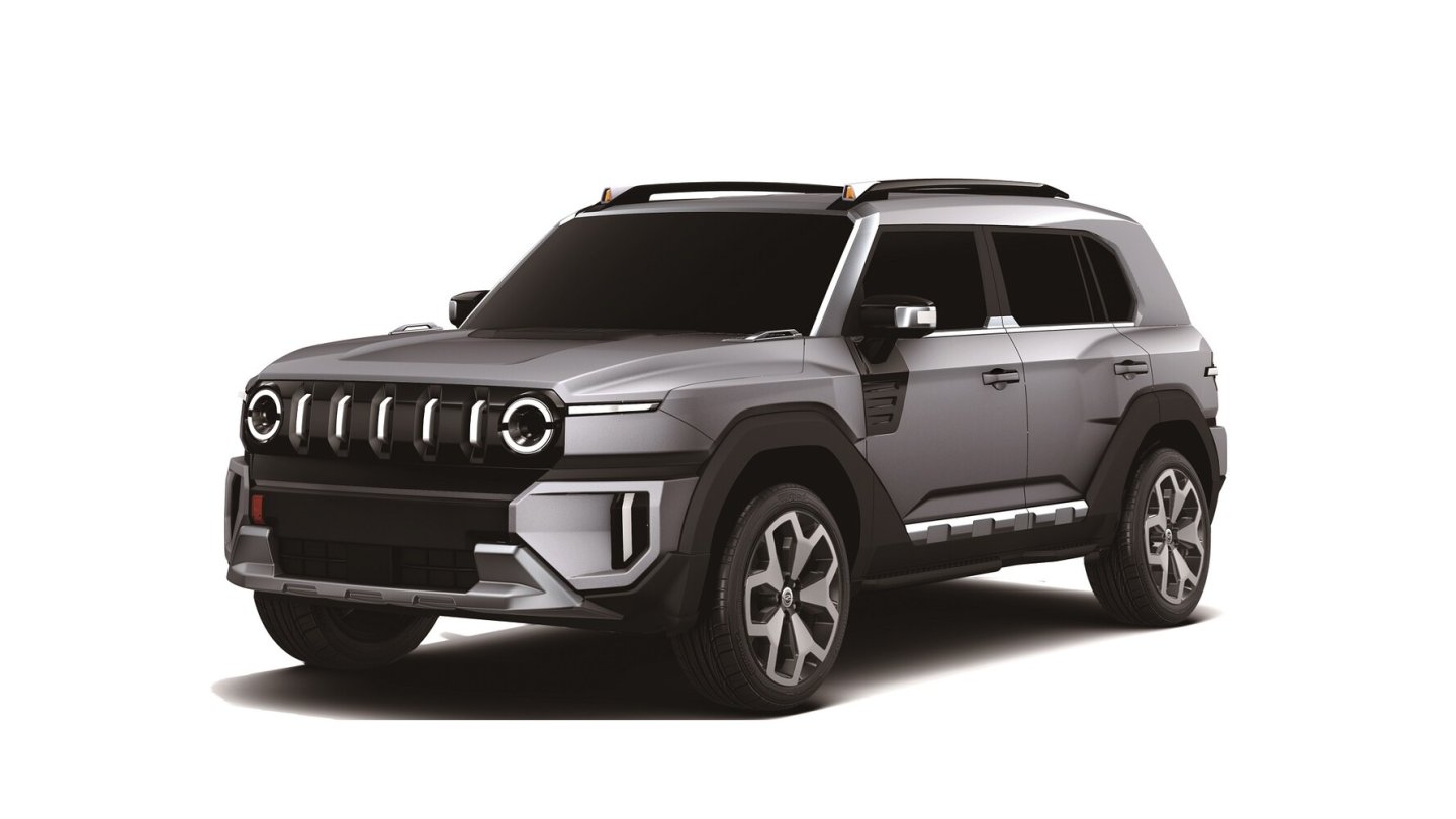 Die Studie KR10 nimmt ein kompaktes Elektro-SUV vorweg. Die Studie KR10 nimmt ein kompaktes Elektro-SUV vorweg.