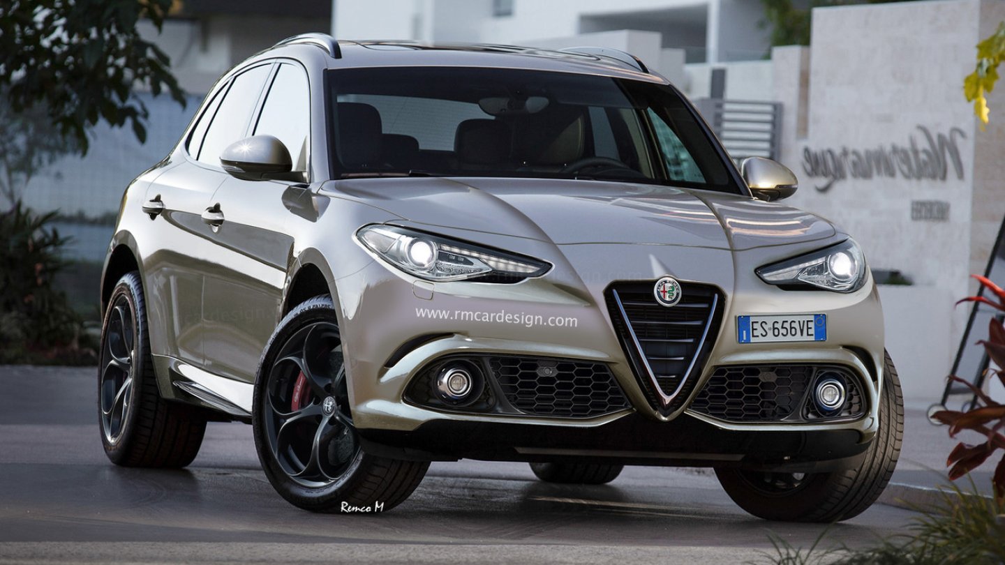 Eine Computerillustration des kommenden SUV auf Giulia-Basis. Eine Computerillustration des kommenden SUV auf Giulia-Basis.