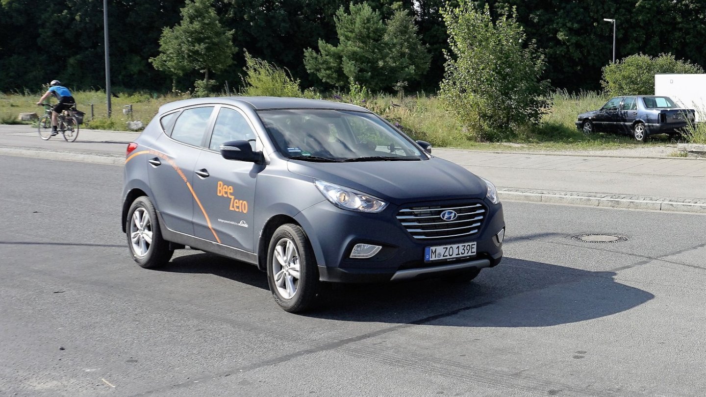 BeeZero Carsharing mit dem Hyundai ix35 Fuel Cell