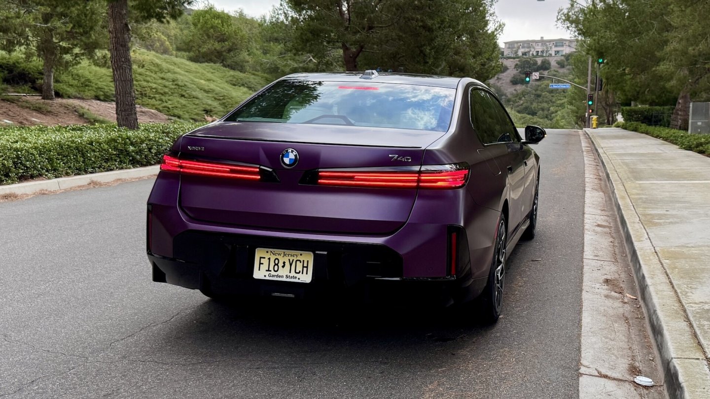 Testfahrt mit dem neuen BMW 740 xDrive in Kalifornien.
