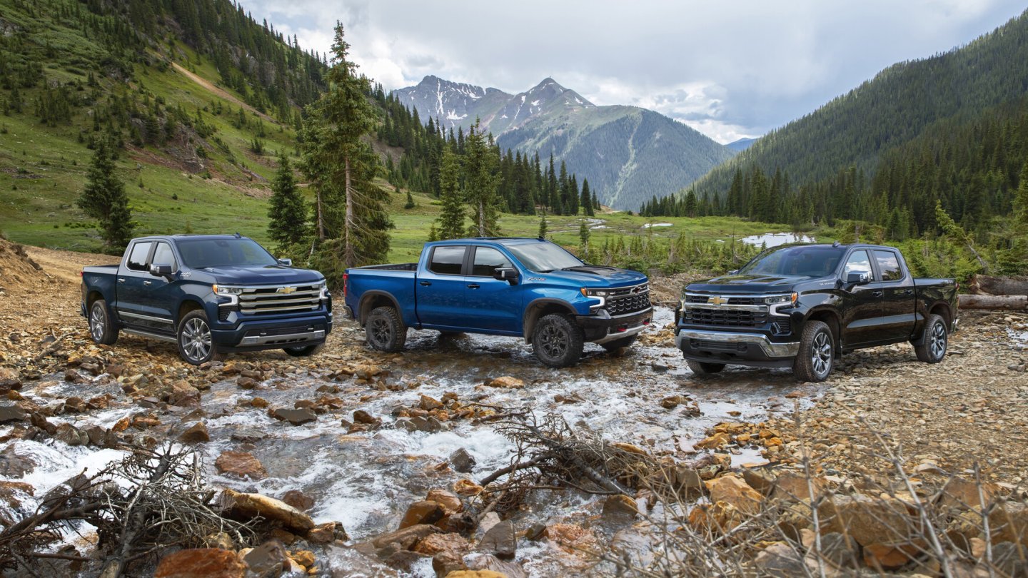 Der Chevrolet Silverado. Der Chevrolet Silverado.