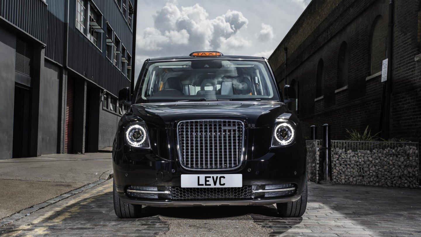 Das elektrische London Taxi