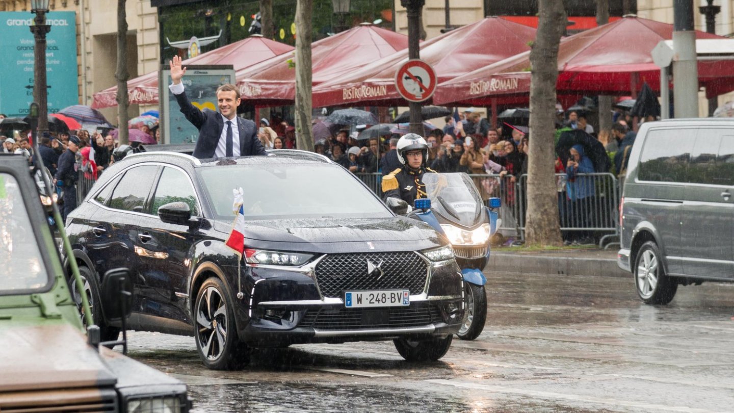 Dienstwagen von Emmanuel Macron