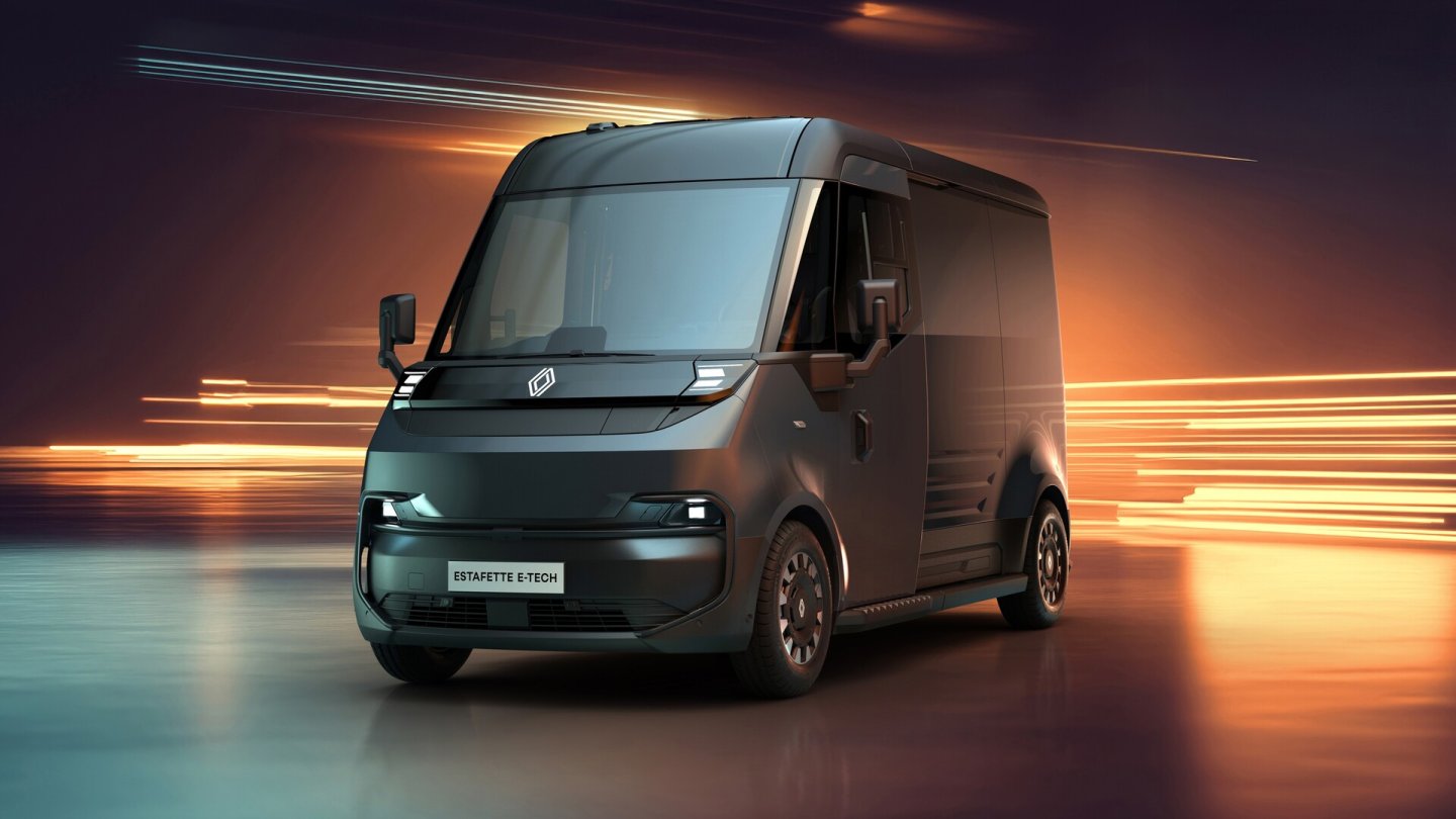 Der Renault Estafette soll vor allem Kurier- und Paketdienste ansprechen. Der Renault Estafette soll vor allem Kurier- und Paketdienste ansprechen.