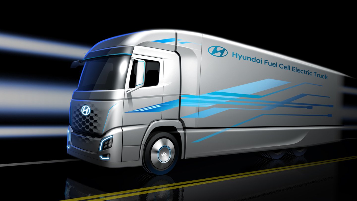 Auch LKW sollen mit Brennstoffzellen angetrieben werden. Auch LKW sollen mit Brennstoffzellen angetrieben werden.