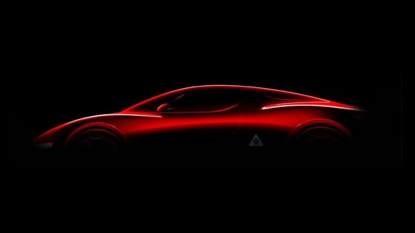 eine erste Skizze zum kommenden Alfa Romeo 8C. eine erste Skizze zum kommenden Alfa Romeo 8C.