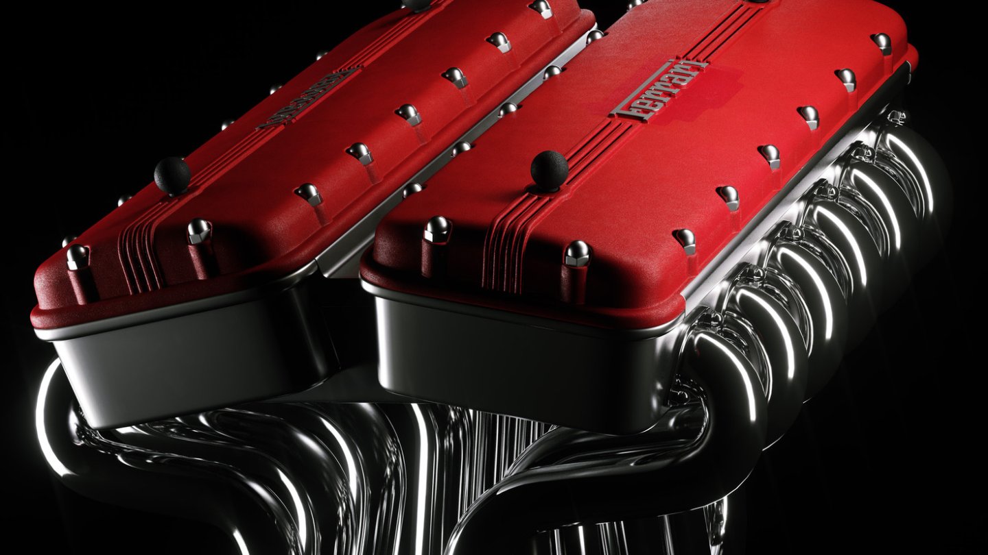 Die ersten 250 Exemplare kommen mit einem Buchständer im Stil eines V12-Motors. Die ersten 250 Exemplare kommen mit einem Buchständer im Stil eines V12-Motors.