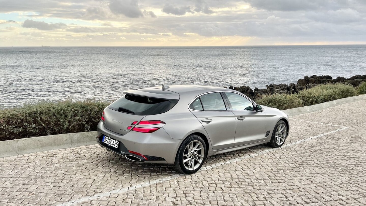 Das Heck ist die Schokoladenseite des G70 Shooting Brake. Das Heck ist die Schokoladenseite des G70 Shooting Brake.