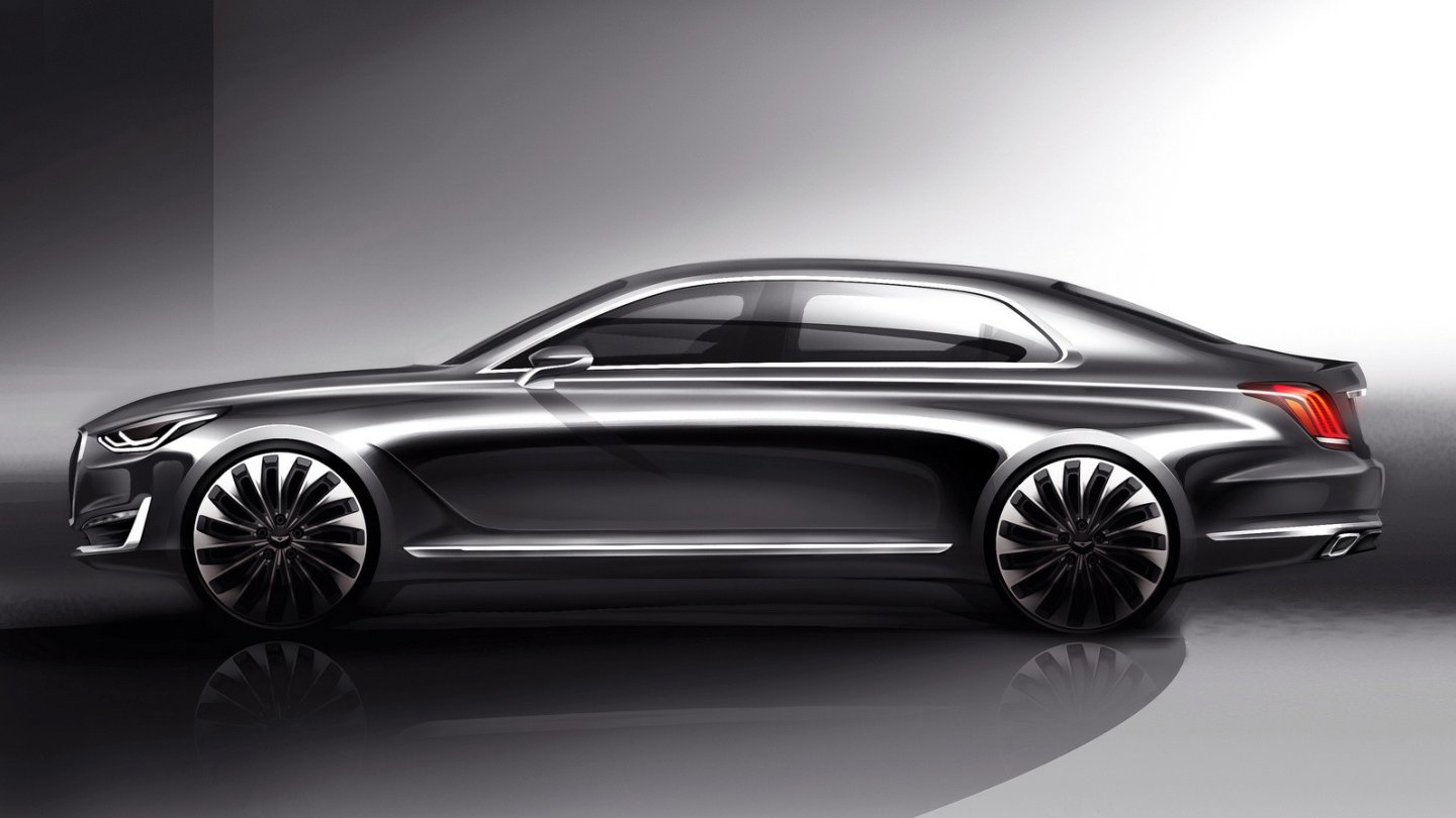 Eine stattliche Limousine - mit Heck im Stil der S-Klasse Eine stattliche Limousine - mit Heck im Stil der S-Klasse