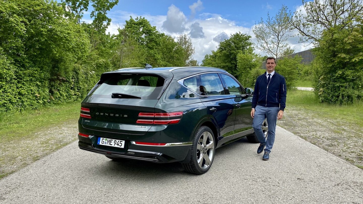 Großer Auftritt mit dem Genesis GV80. Großer Auftritt mit dem Genesis GV80.