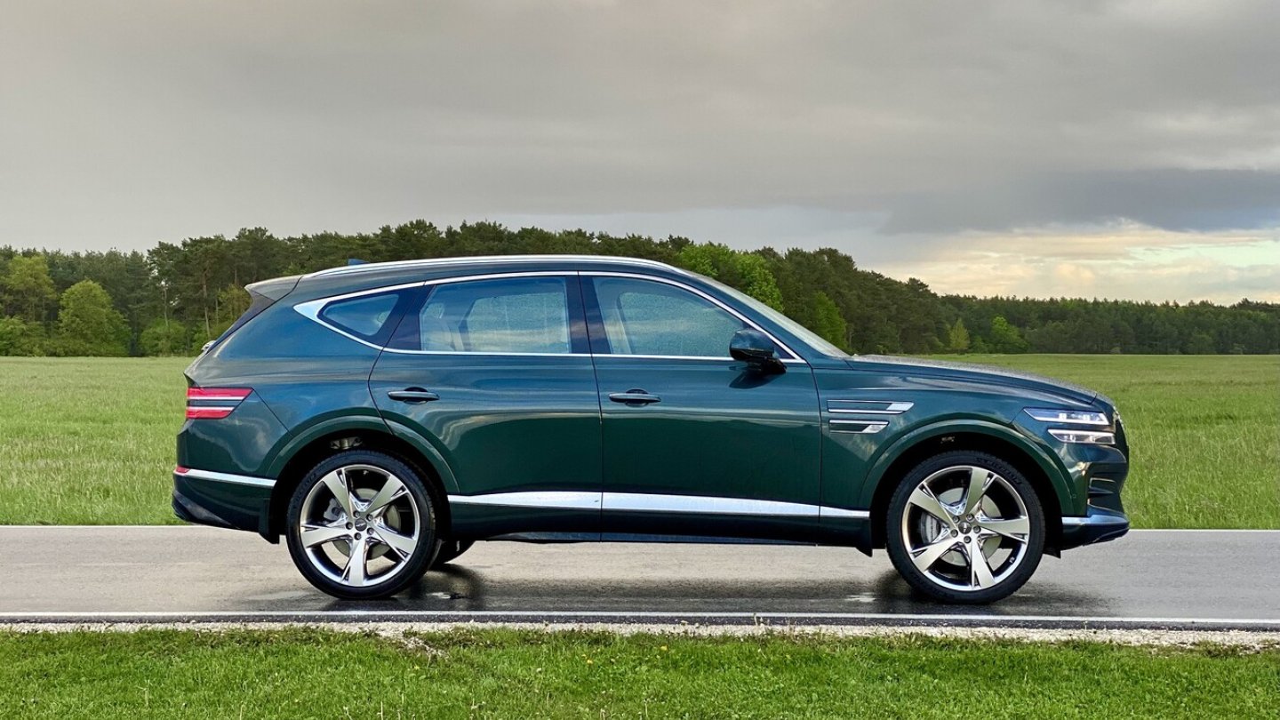 Der Genesis GV80 tritt u.a. gegen BMW X5 und Mercedes-Benz GLE an. Der Genesis GV80 tritt u.a. gegen BMW X5 und Mercedes-Benz GLE an.