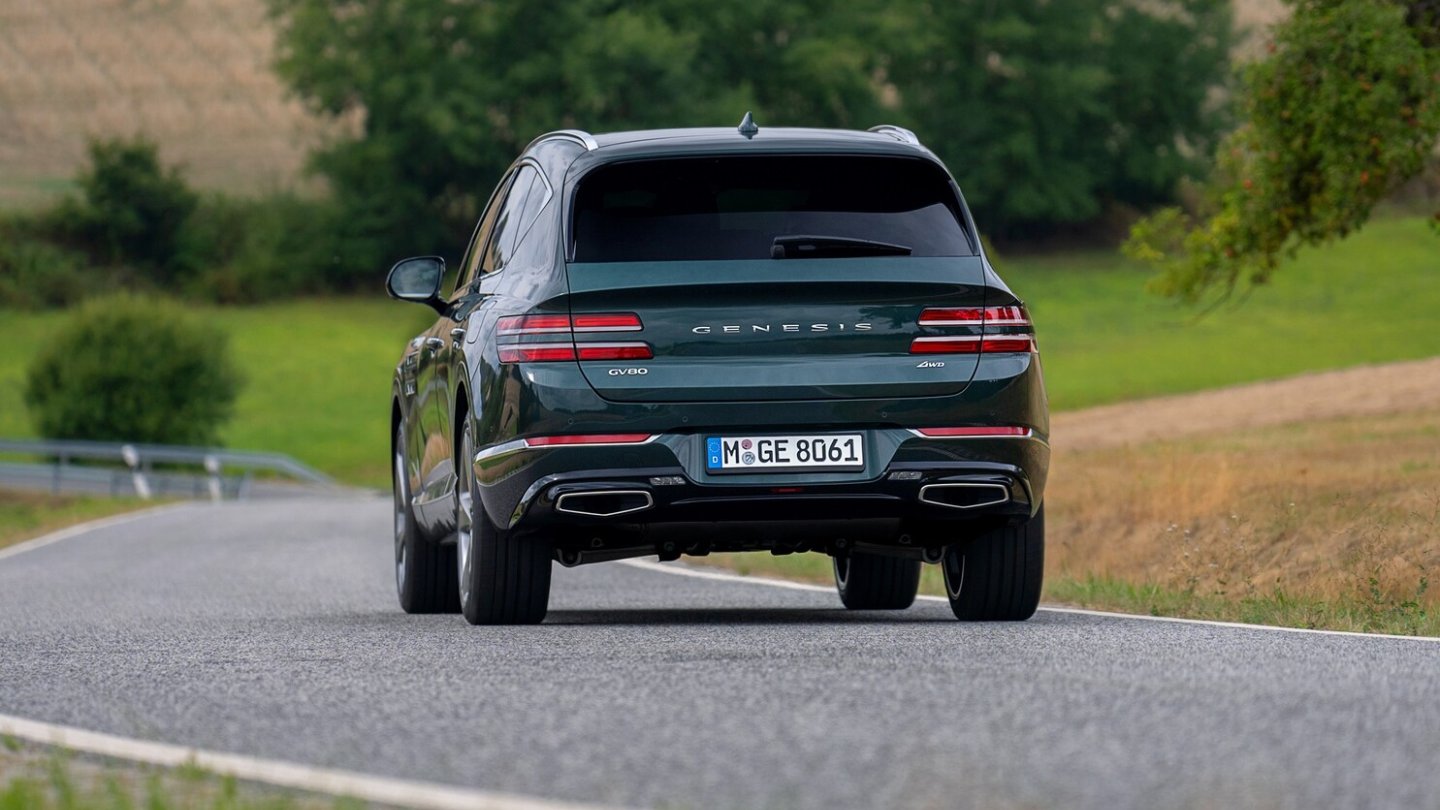 Das SUV-Modell Genesis GV80. Das SUV-Modell Genesis GV80.
