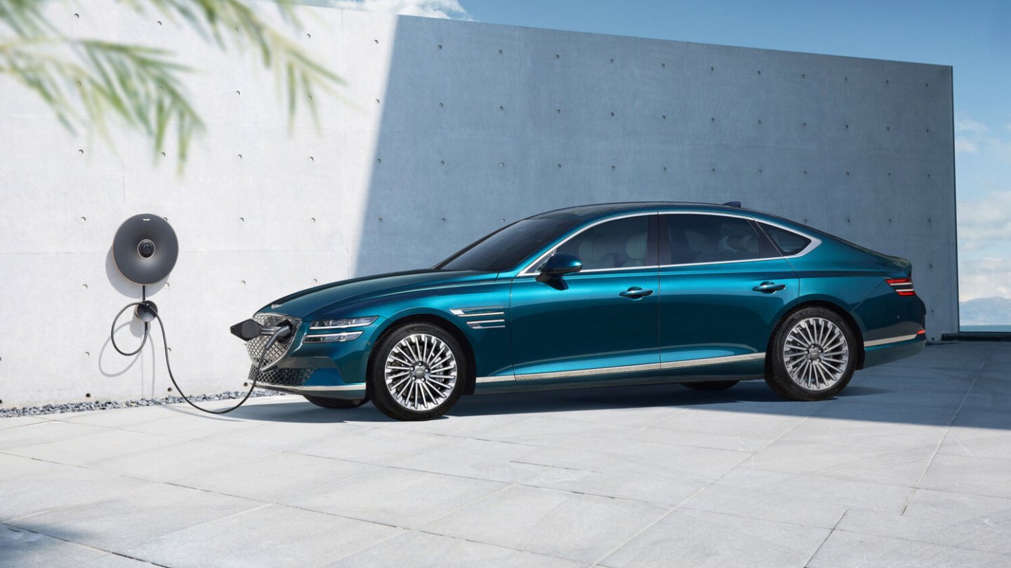 Erstes Elektroauto der Marke wird der Elecrified G80. Erstes Elektroauto der Marke wird der Elecrified G80.