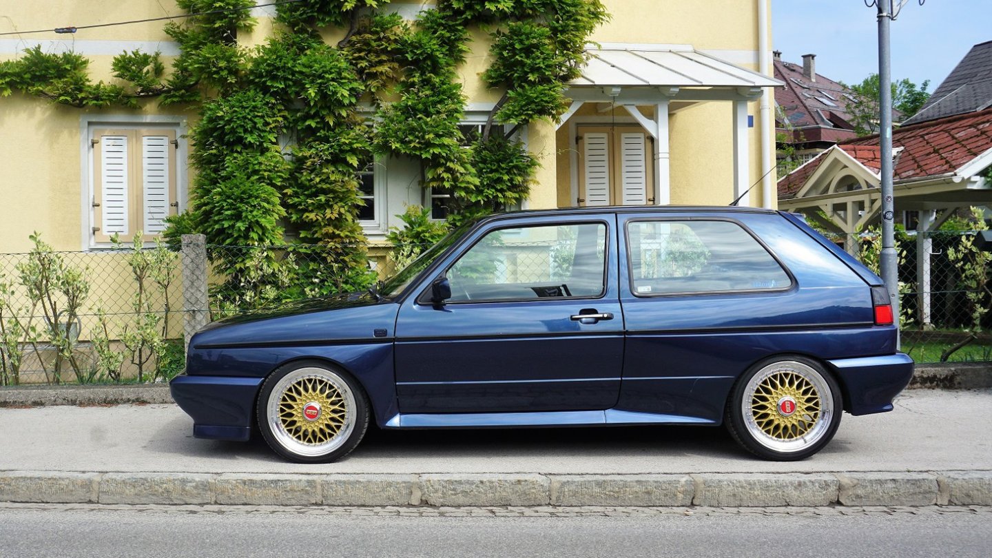 Ein Rallye Golf mit 160 PS. Zumindest ab Werk... Ein Rallye Golf mit 160 PS. Zumindest ab Werk...
