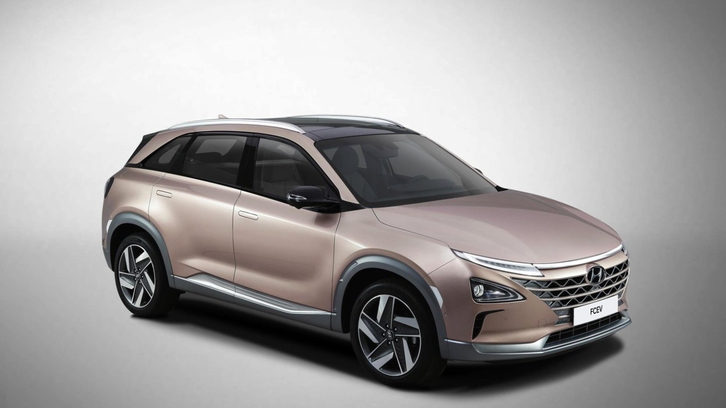Auf der CES wird Hyundais neues Brennstoffzellenmodell getauft. Auf der CES wird Hyundais neues Brennstoffzellenmodell getauft.