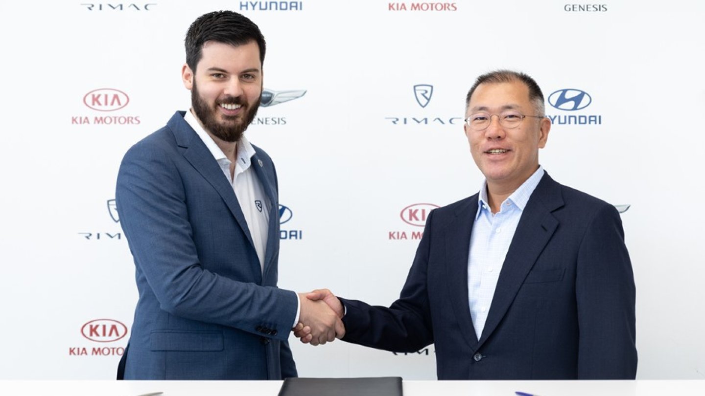 Hyundai und Kia mit Rimac