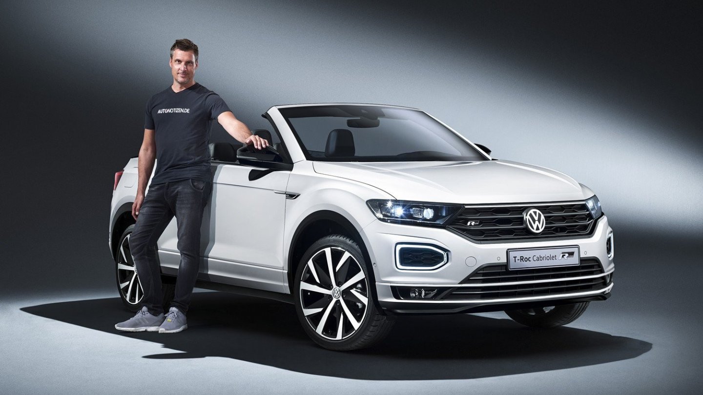 Das VW T-Roc Cabriolet kommt 2020 in den Handel. Das VW T-Roc Cabriolet kommt 2020 in den Handel.