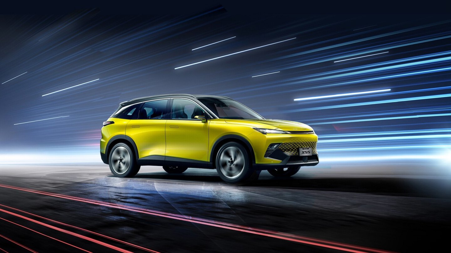 In Kürze kommt der neue BAIC X55 auf den Markt. In Kürze kommt der neue BAIC X55 auf den Markt.