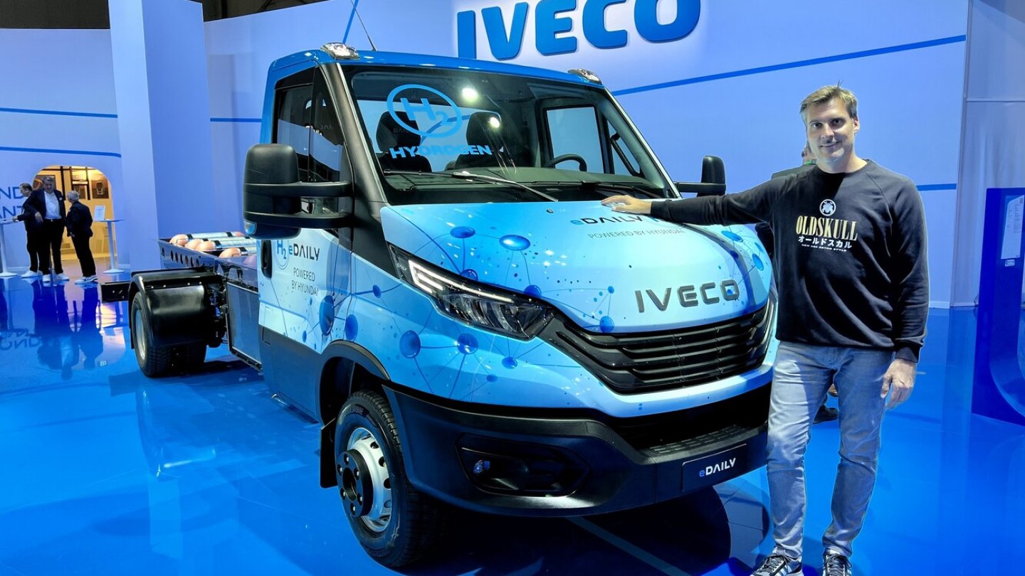 Iveco Daily mit Hyundai-Brennstoffzelle