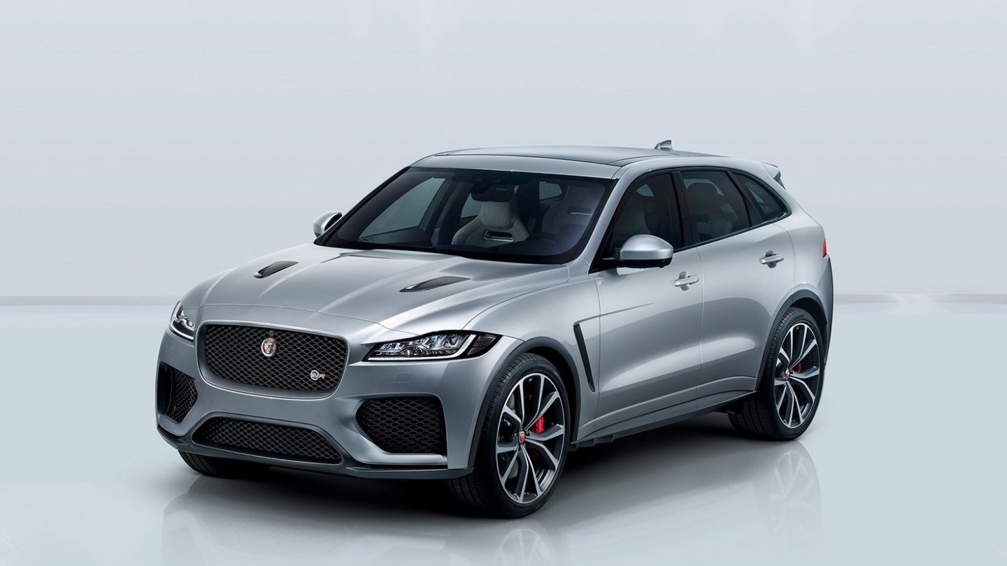 Das neue Topmodell Jaguar F-Pace SVR. Das neue Topmodell Jaguar F-Pace SVR.