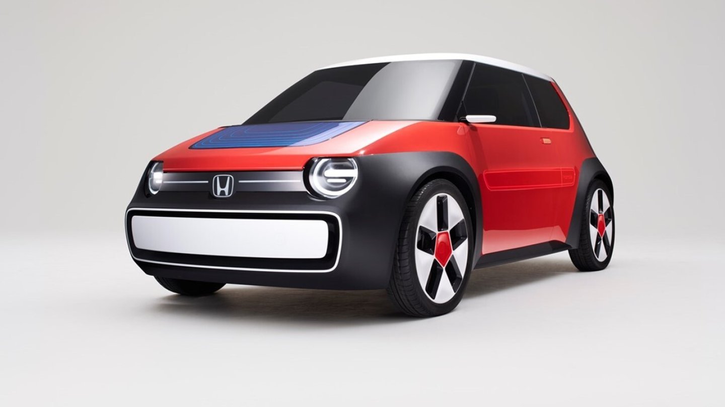 Dieser kompakte Elektro-Honda ist nur ein Concept Car. Dieser kompakte Elektro-Honda ist nur ein Concept Car.