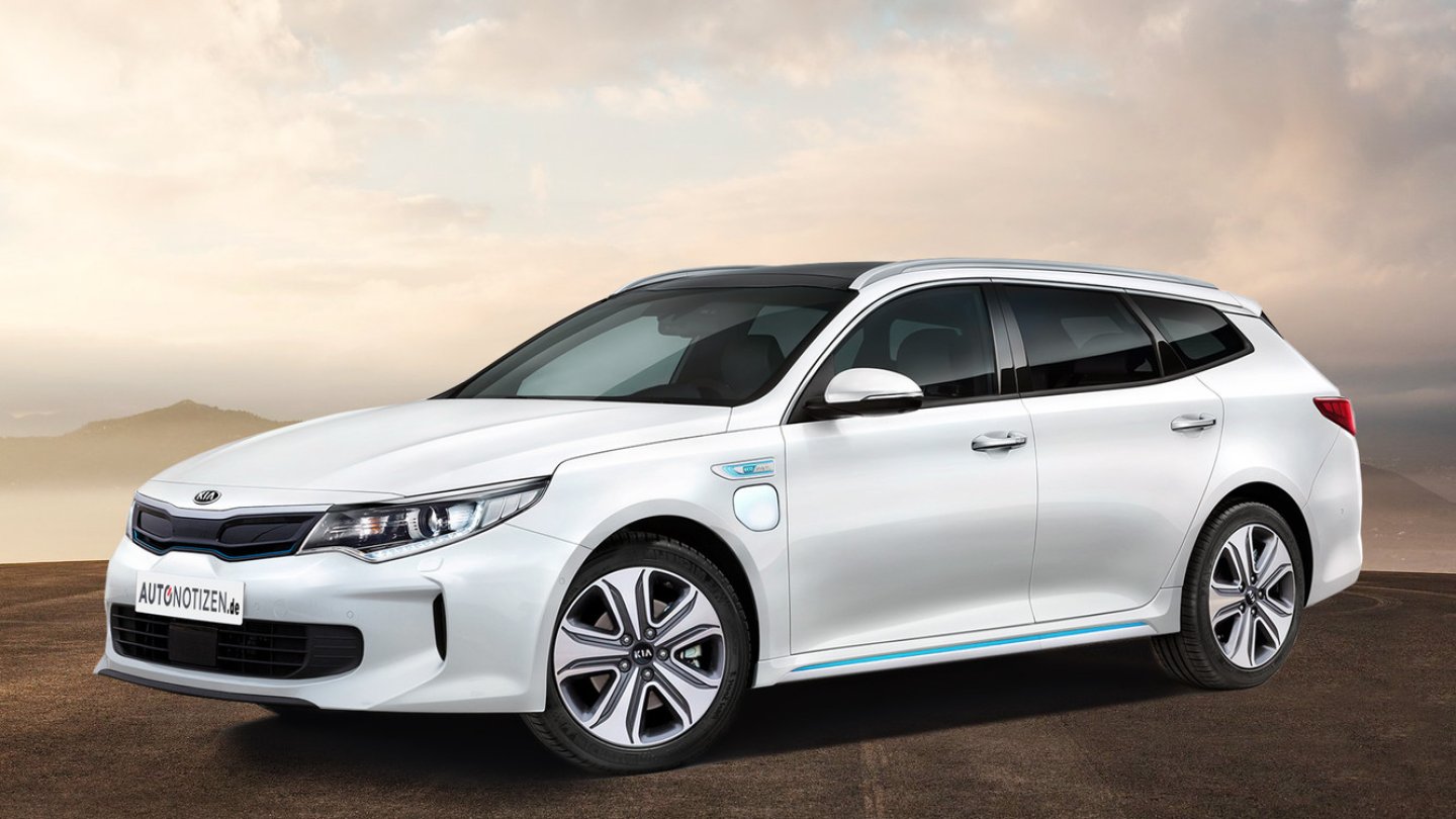 Auch als Plug-in Hybrid wird der Kia Optima Sportswagon eine gute Figur machen. Auch als Plug-in Hybrid wird der Kia Optima Sportswagon eine gute Figur machen.