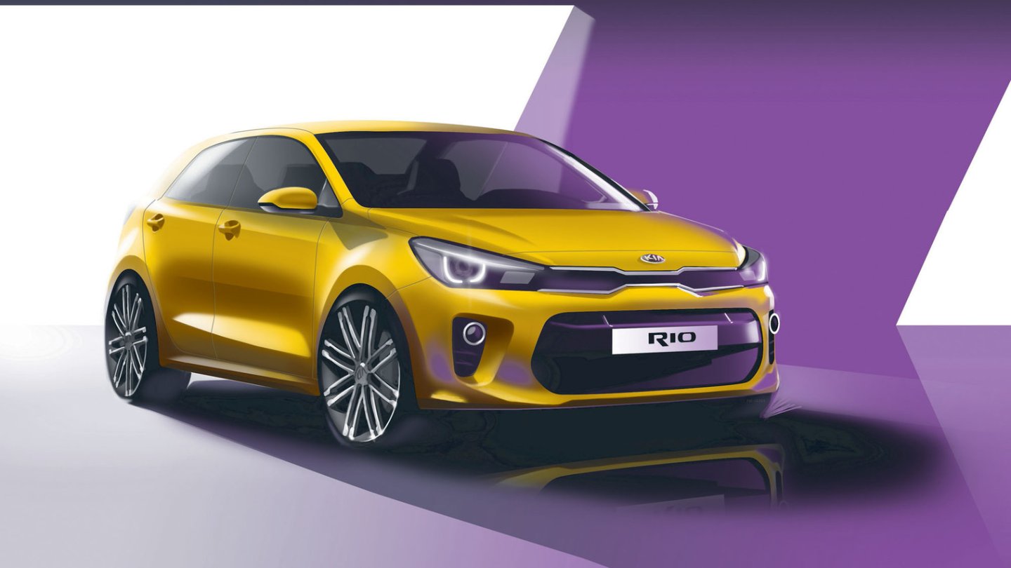 Kia Rio Designkizzen