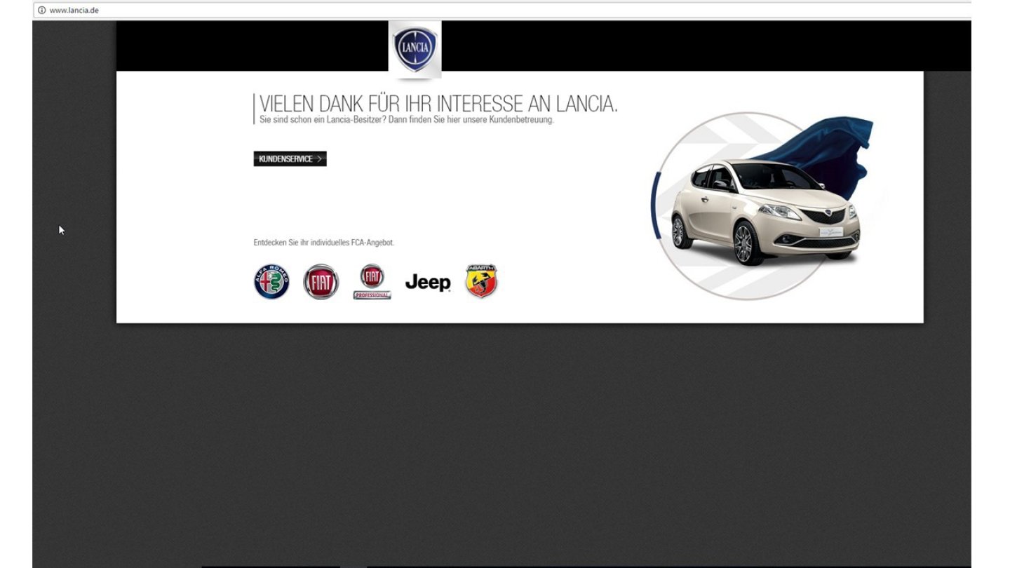 Lancia ist Geschichte