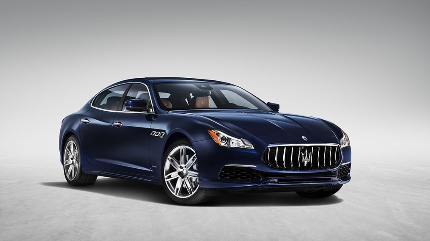 Der Maserati Quattroposte S Q4 als Modell GranLusso. Der Maserati Quattroposte S Q4 als Modell GranLusso.