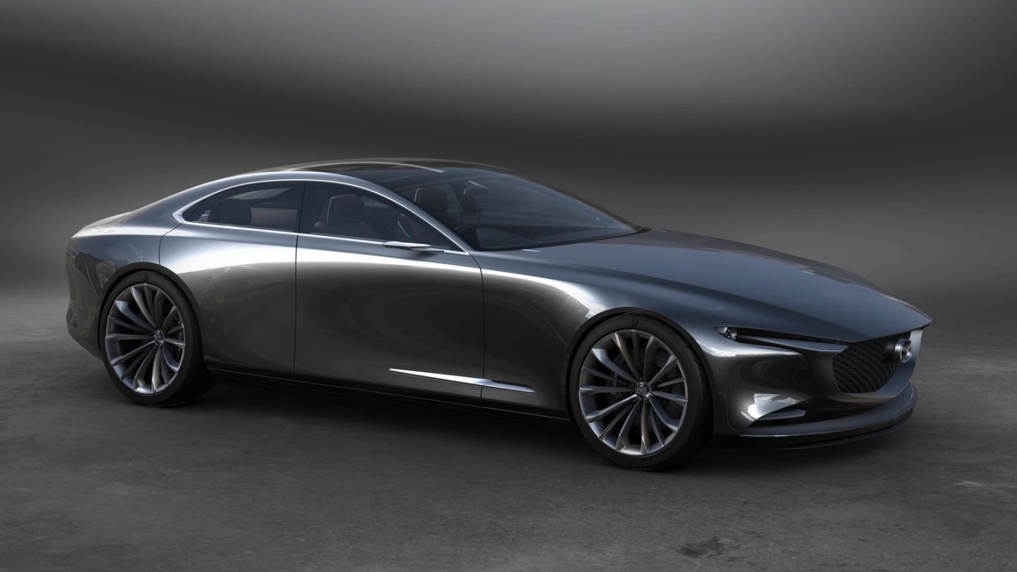 Die Studie Mazda Vision Coupé. Die Studie Mazda Vision Coupé.