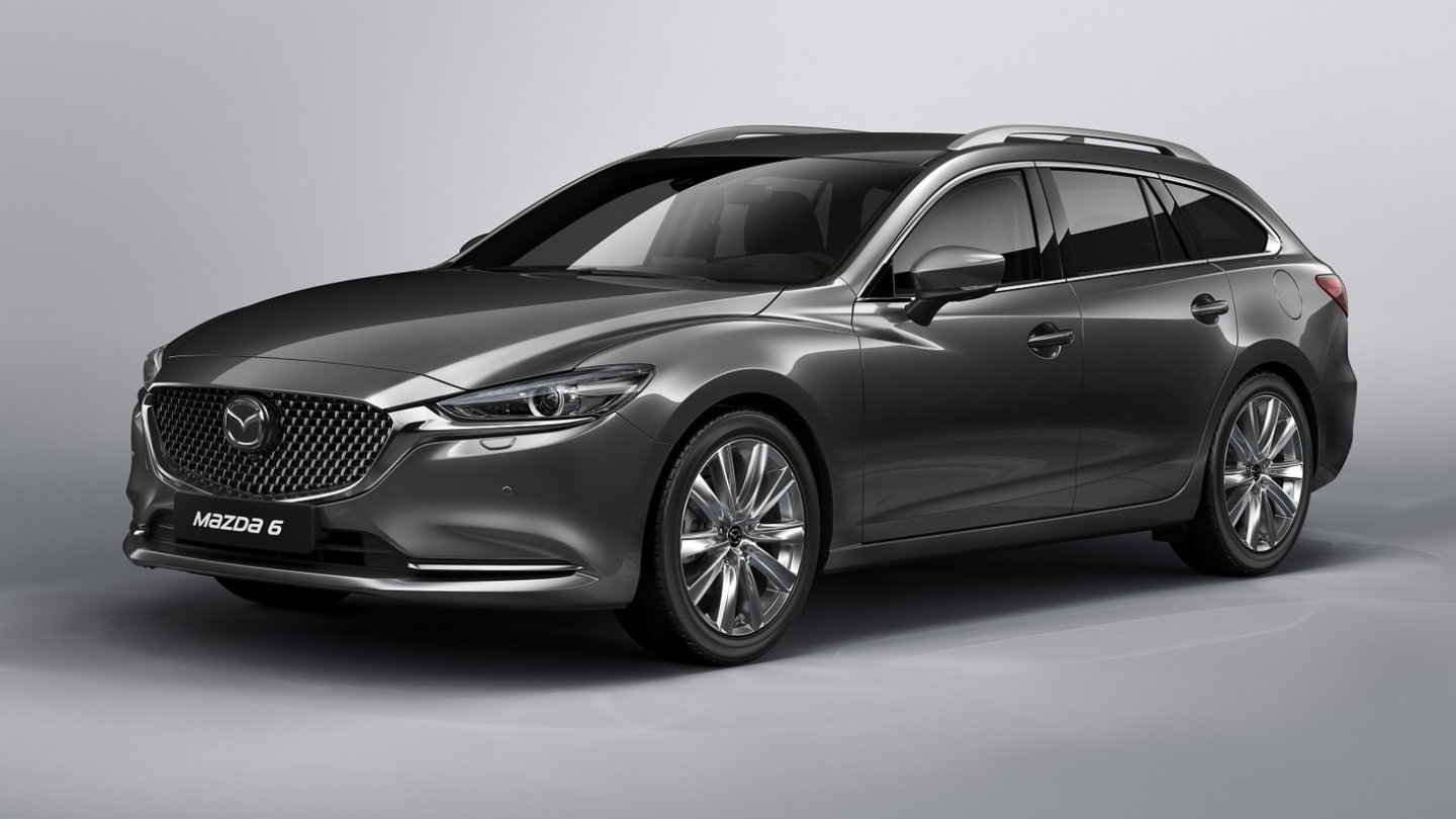 Die neue Front steht auch dem Mazda6 Kombi gut. Die neue Front steht auch dem Mazda6 Kombi gut.