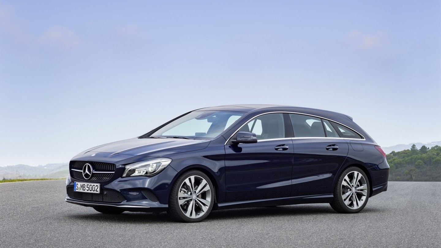 Auch der Shooting Brake 'profitiert' vom sanften Facelift. Auch der Shooting Brake 'profitiert' vom sanften Facelift.