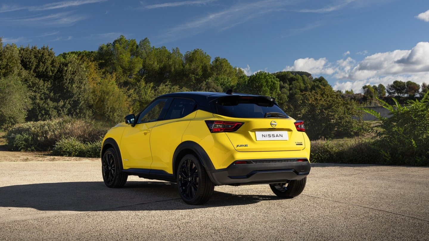 Die gelbe Lackierung gibt es für den neuen Juke N-Sport. Die gelbe Lackierung gibt es für den neuen Juke N-Sport.