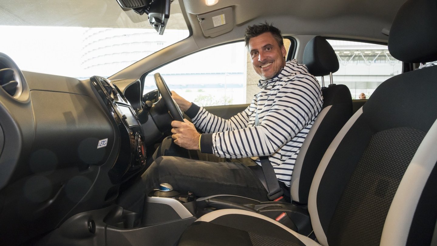 Der Nissan Note bietet auch für große Fahrer ausreichend Platz. Der Nissan Note bietet auch für große Fahrer ausreichend Platz.