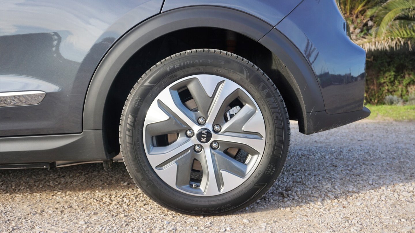 Michelin-Reifen am Kia e-Niro. Michelin-Reifen am Kia e-Niro.