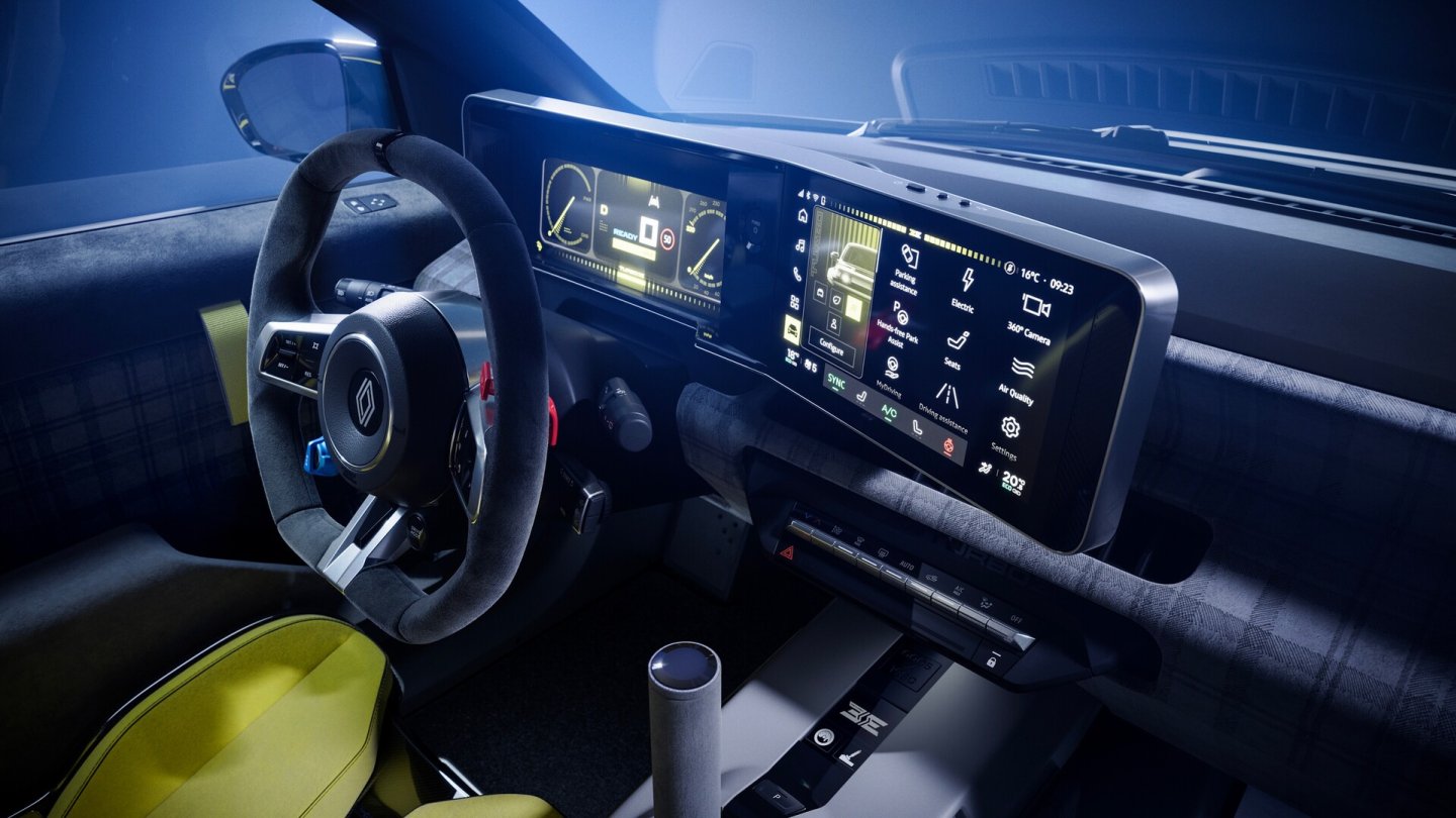 Auch der extreme R5 hat ein Cockpit mit großen Displays und Google-Dienste für das Infotainment-System. Auch der extreme R5 hat ein Cockpit mit großen Displays und Google-Dienste für das Infotainment-System.