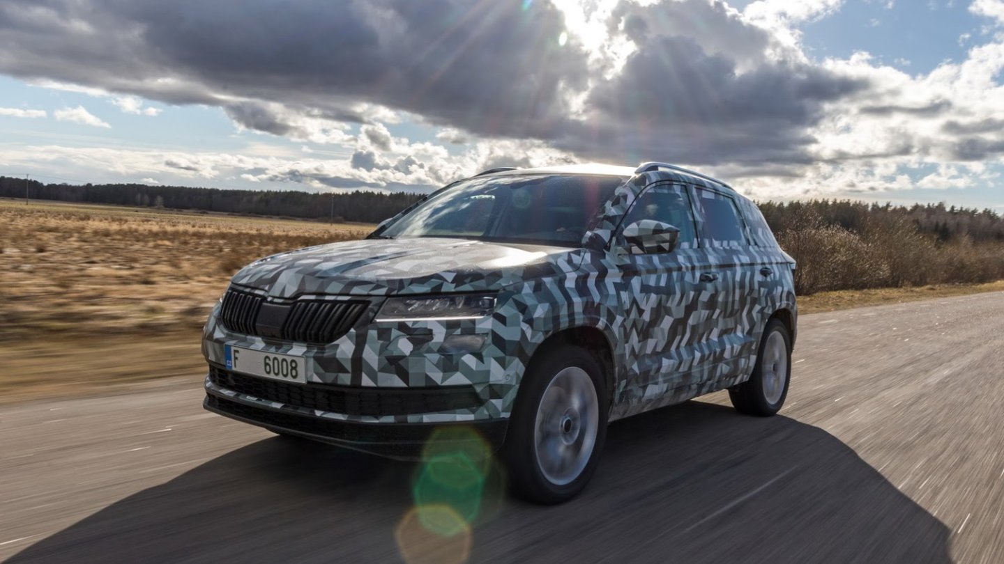 Skoda Karoq vor der Premiere