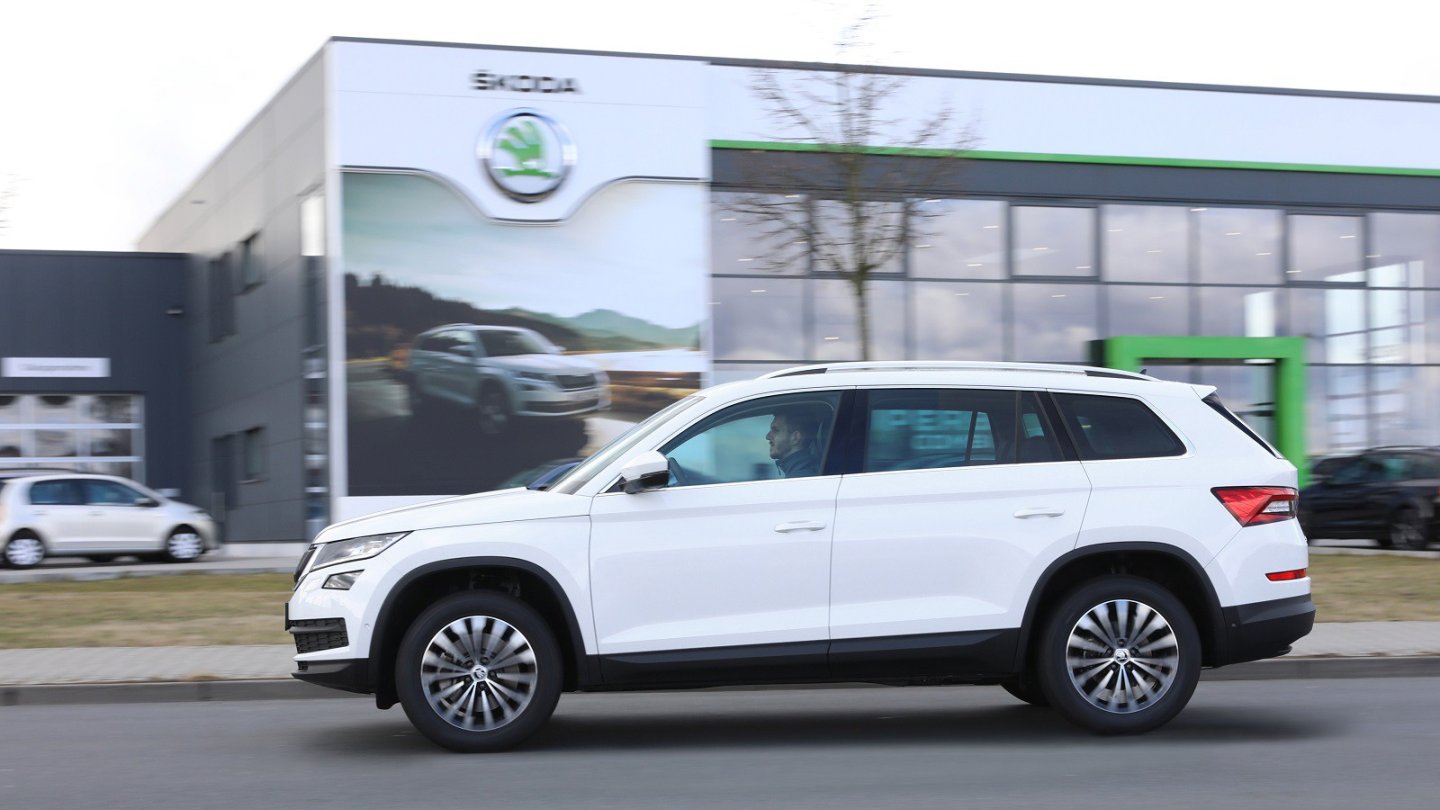 Skoda Kodiaq beim Händler