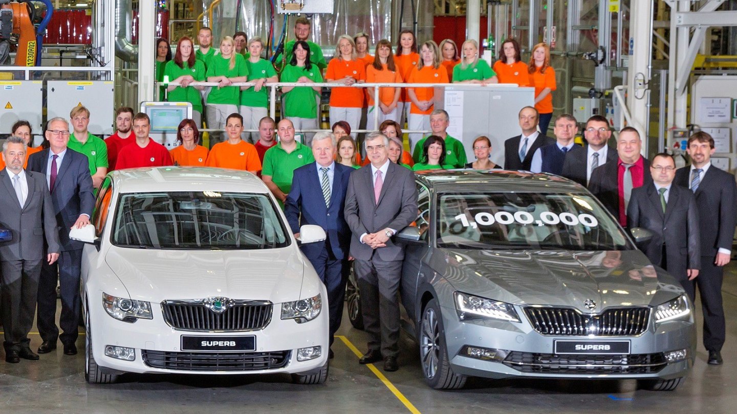 Skoda Superb Produktionsjubiläum