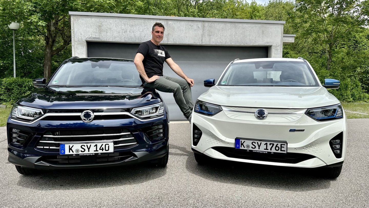 Verbrenner oder Elektro? Der Korando lässt Kunden die Wahl. Verbrenner oder Elektro? Der Korando lässt Kunden die Wahl.