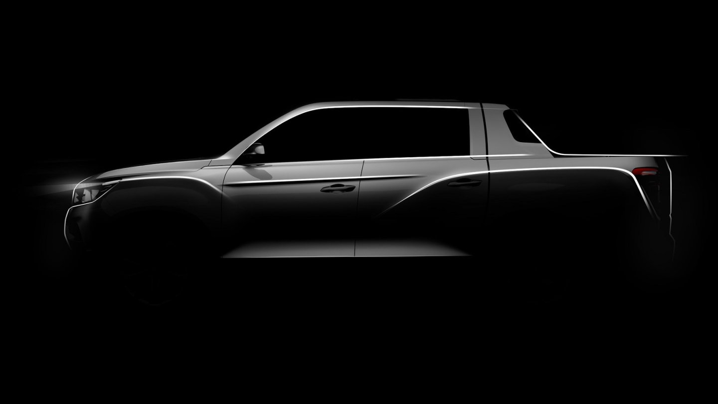 Doppelkabine und kurze Ladefläche: der neue SsangYong Musso. Doppelkabine und kurze Ladefläche: der neue SsangYong Musso.