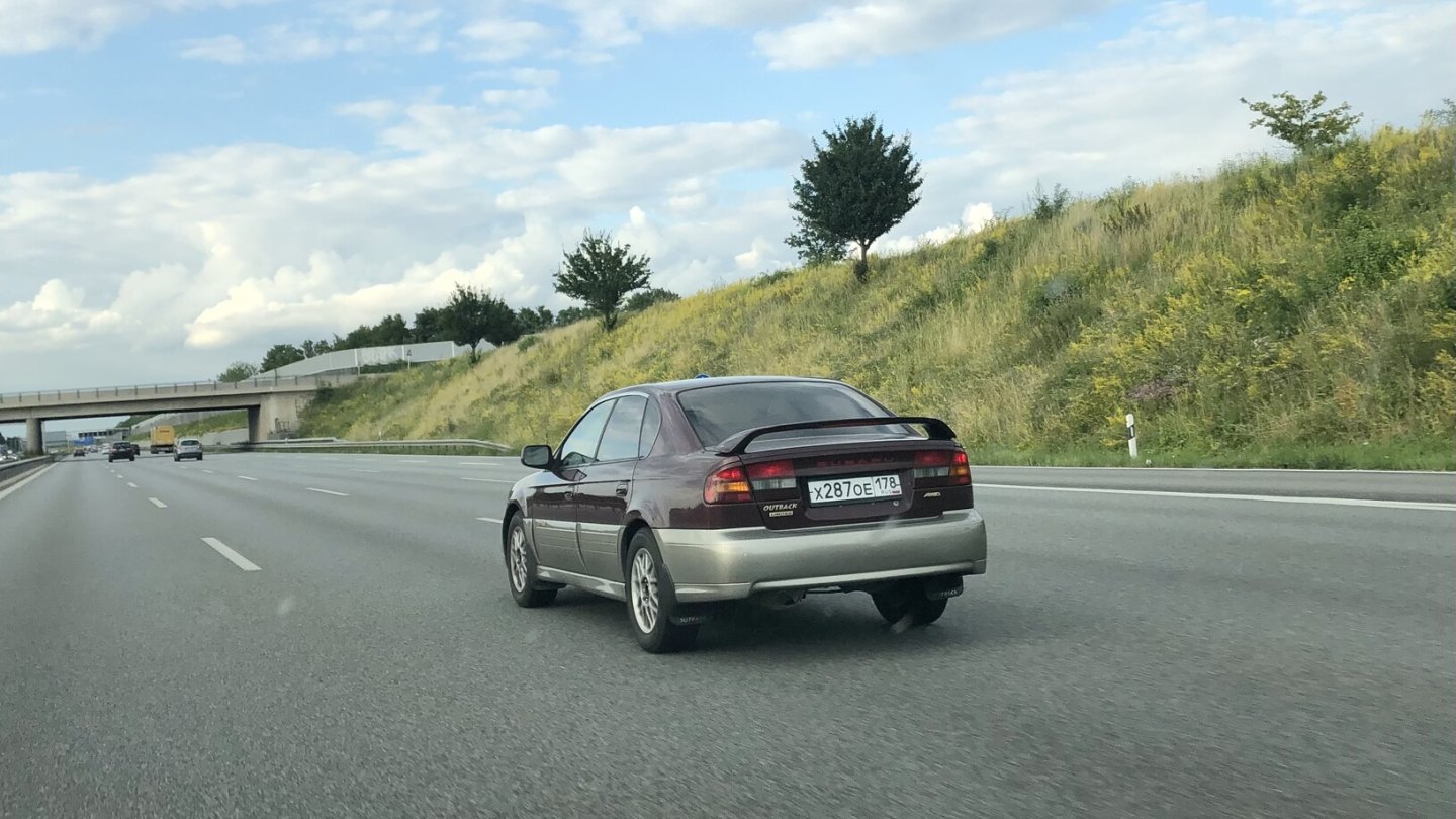 Ein seltenes Exemplar: Subaru Outback Limousine. Ein seltenes Exemplar: Subaru Outback Limousine.