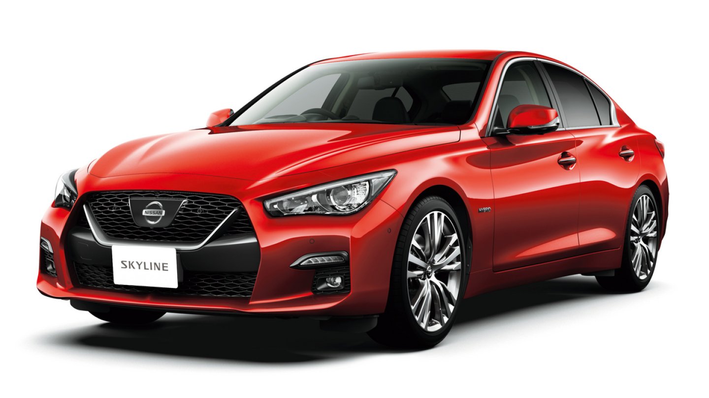 Der Nissan Skyline entspricht dem Infiniti Q50. Der Nissan Skyline entspricht dem Infiniti Q50.