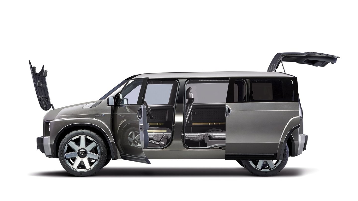 Die Studie Toyota TJ Cruiser. Die Studie Toyota TJ Cruiser.