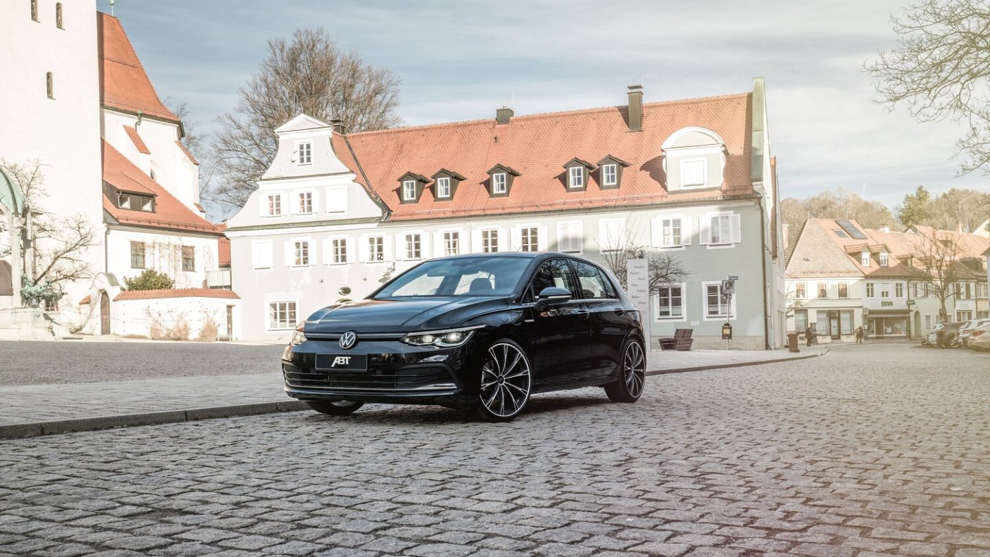 Der neue VW Golf mit Abt-Rädern. Der neue VW Golf mit Abt-Rädern.