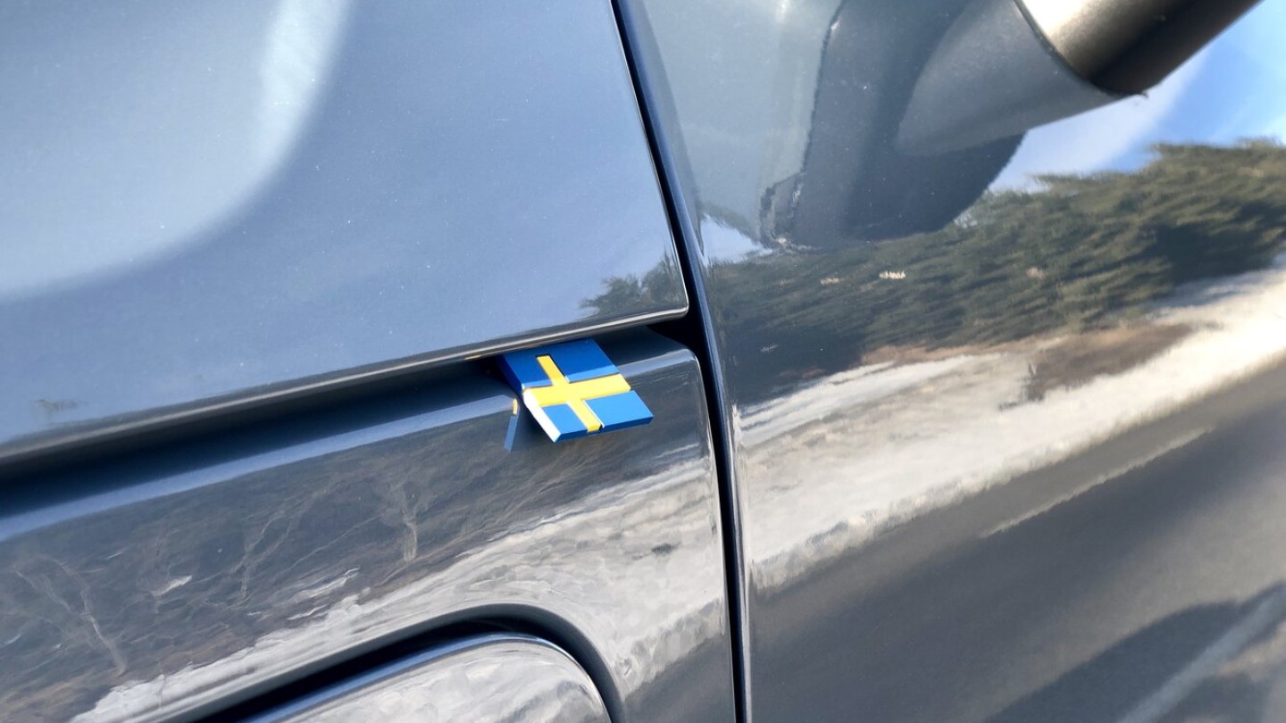 Die Schwedenflagge ziert jeden XC40. Die Schwedenflagge ziert jeden XC40.