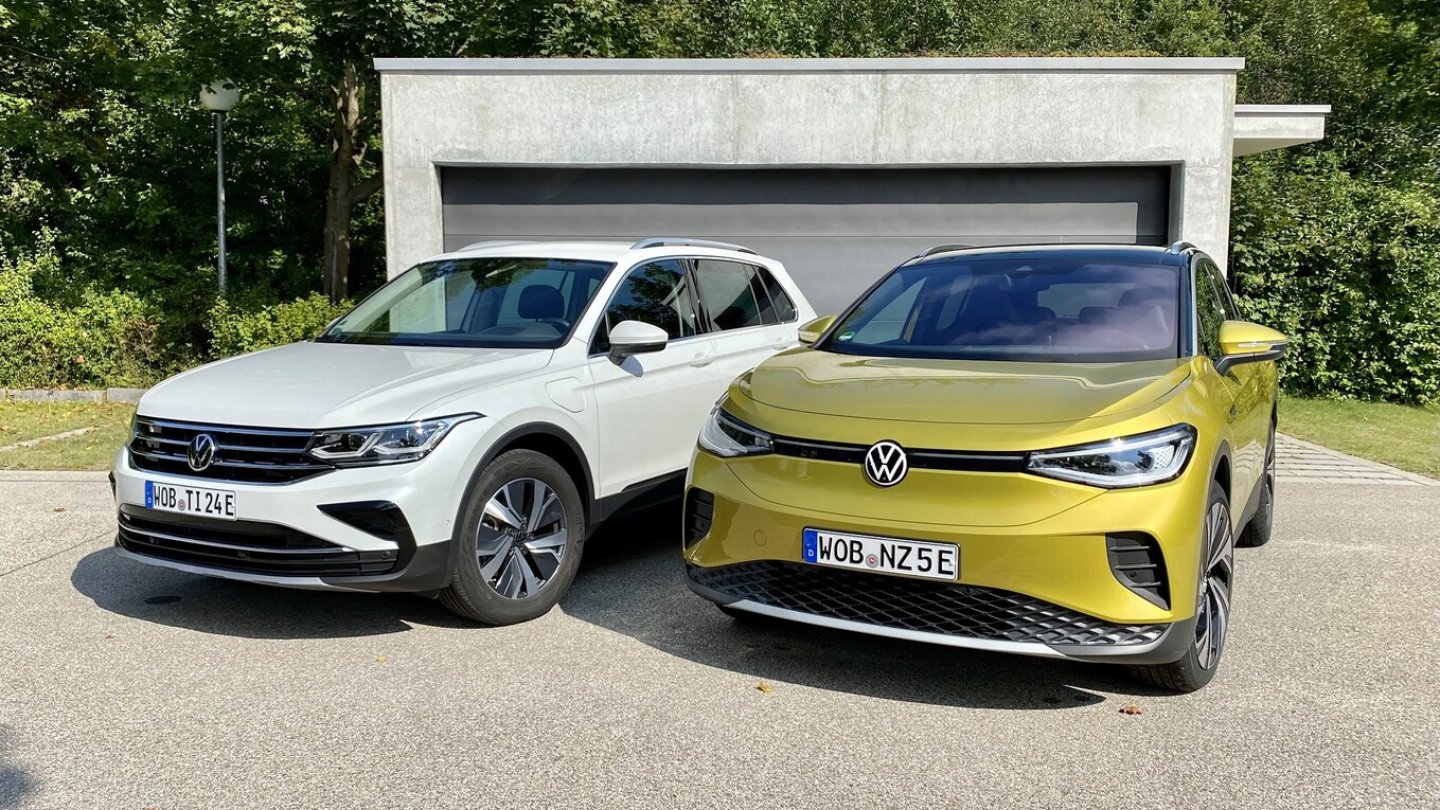 VW ID.4 vs. Tiguan eHybrid VW ID.4 vs. Tiguan eHybrid