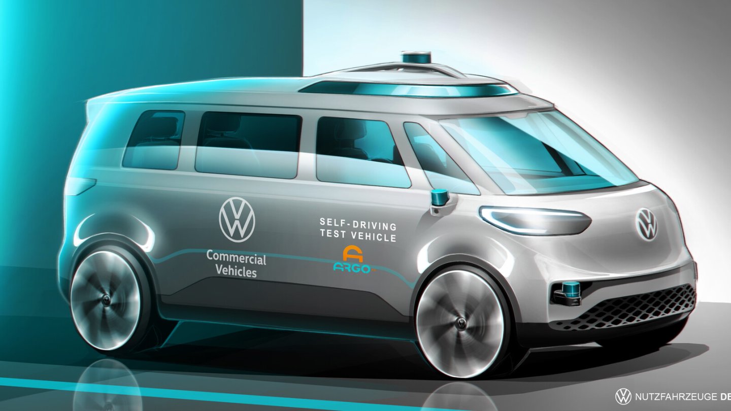 VW ID.Buzz fährt autonom