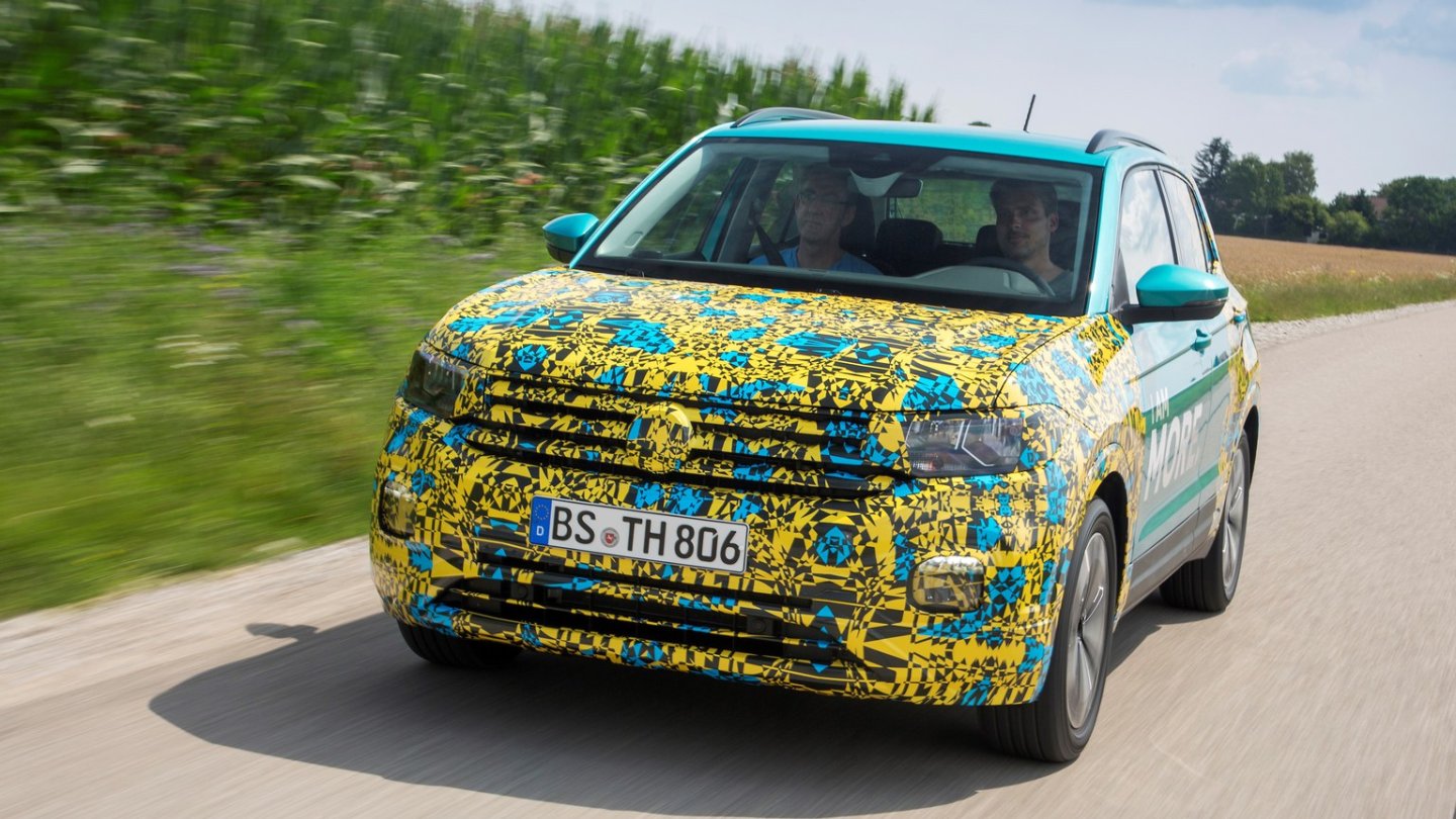 VW T-Cross Abnahmefahrt VW T-Cross Abnahmefahrt
