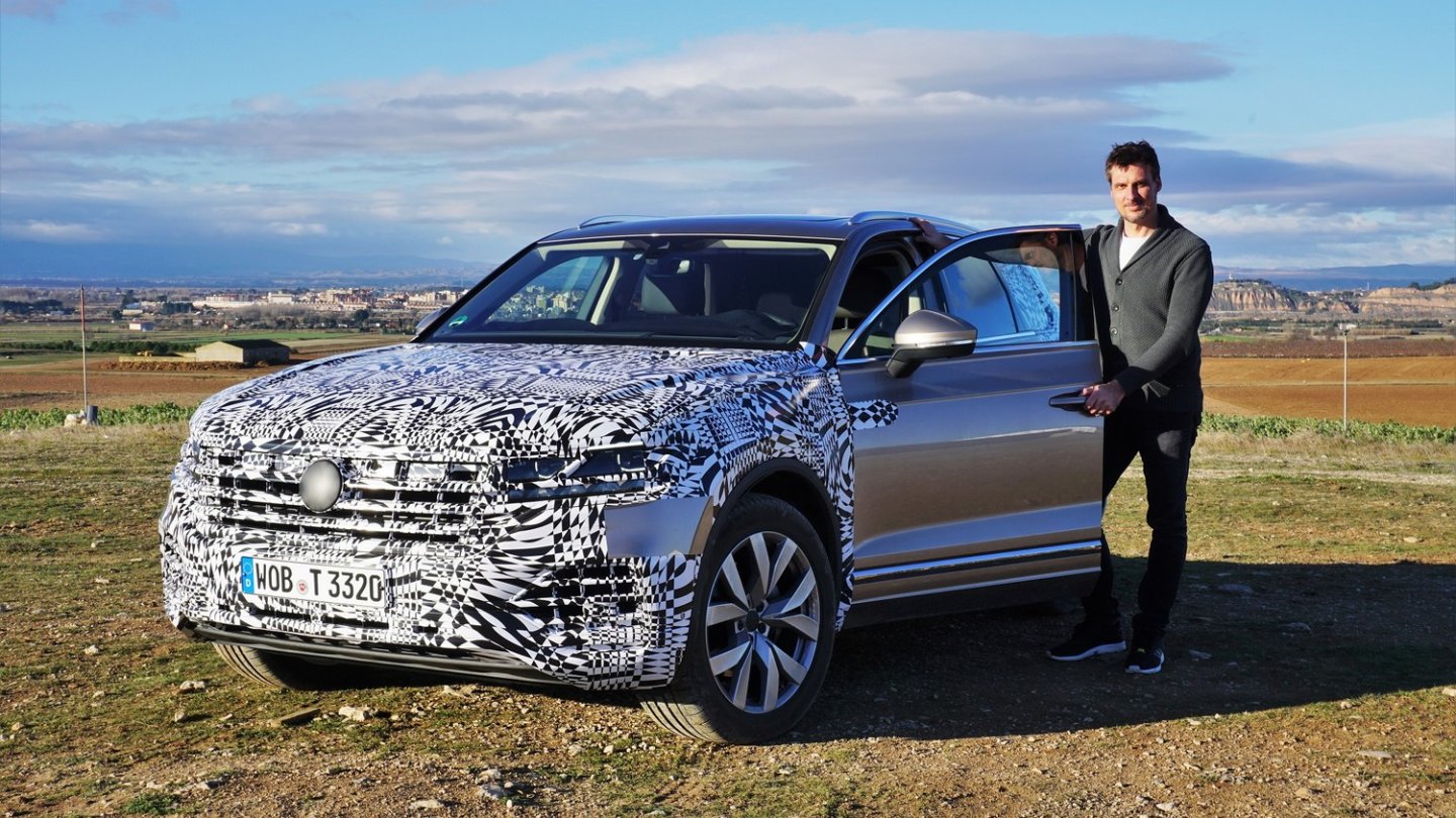 VW Touareg 2018 Abnahmefahrt